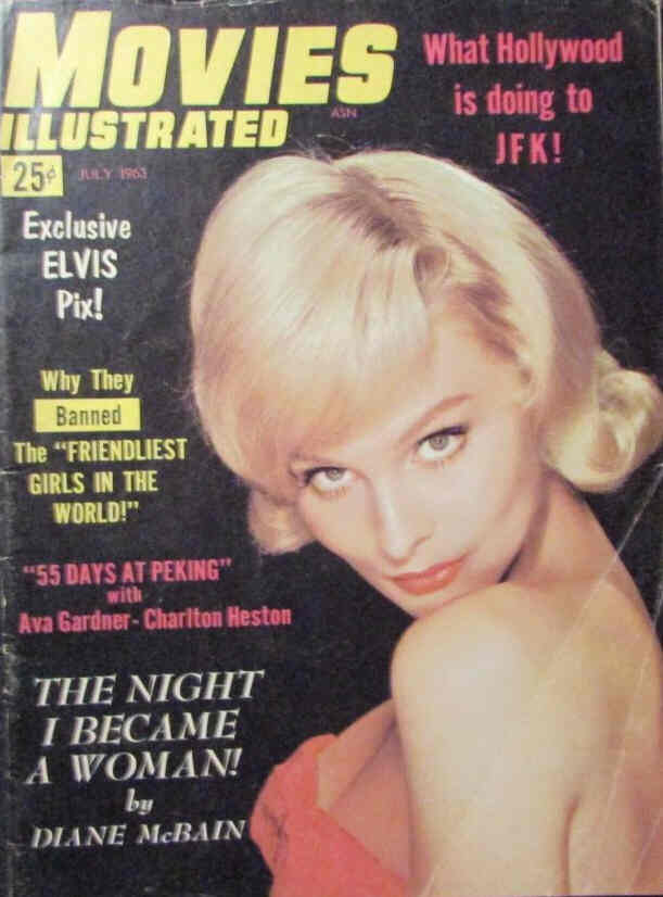MOVIES ILLUSTRATED magazine side cover July 1963